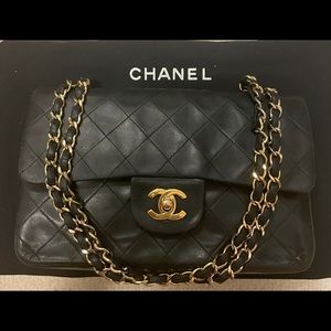 SOLD Authentic Chanel Classic Double Flap Bag